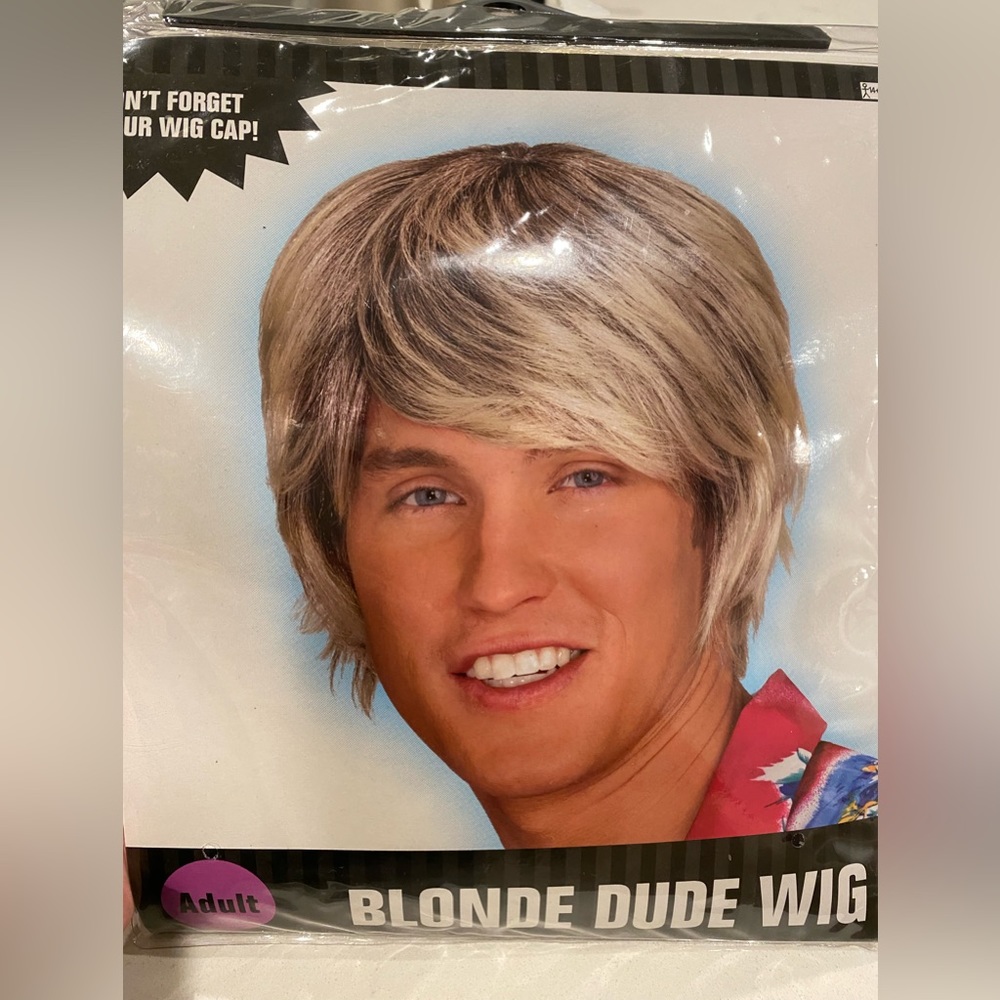 Scooby Doo Fred Blonde Wig